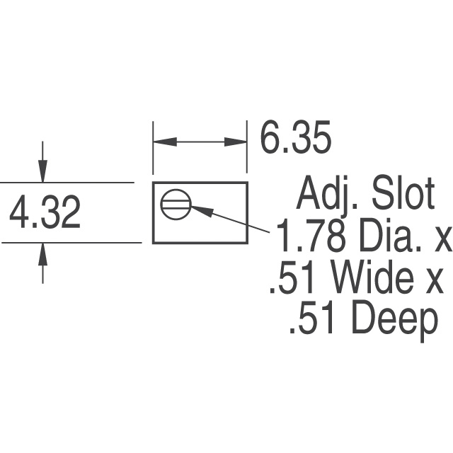3262W-1-502LF Bourns Inc.  Trimmpotentiometer